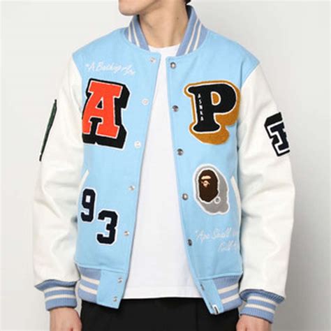 bape varsity jacket replica|bape jackets boys.